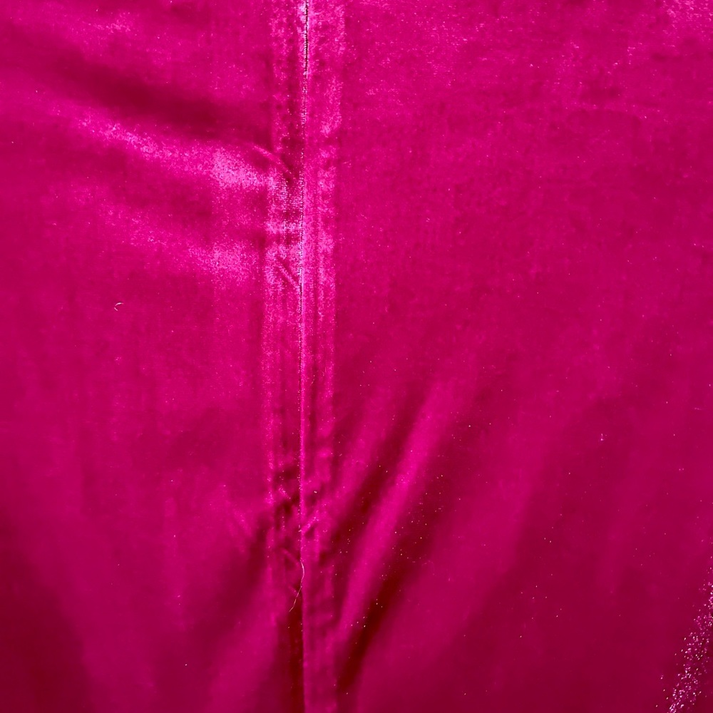 From Candies, berry-colored long-sleeve velvet romper. Sz S Excellent Condition - Picture 6 of 9
